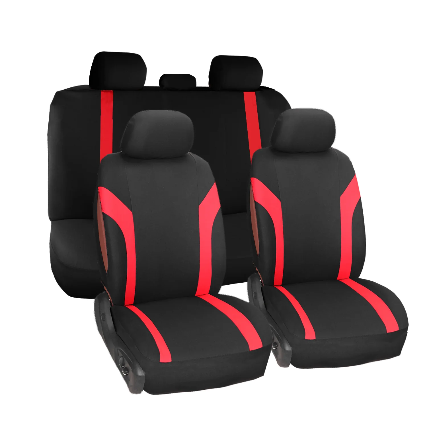 11PCS Universal Car Seat Covers Fit Interior Accessories For Auto Truck Van SUV - Image 5