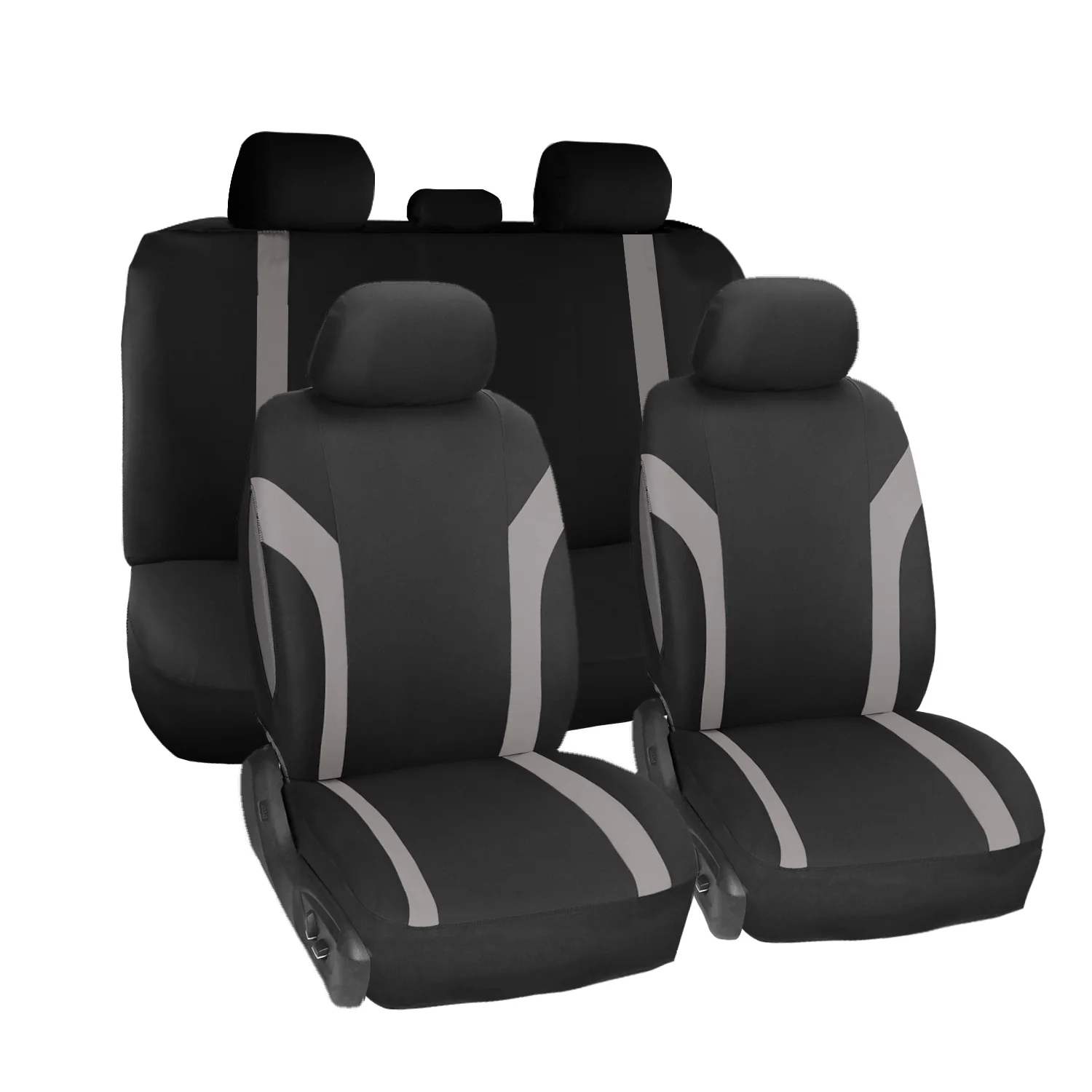 11PCS Universal Car Seat Covers Fit Interior Accessories For Auto Truck Van SUV - Image 6