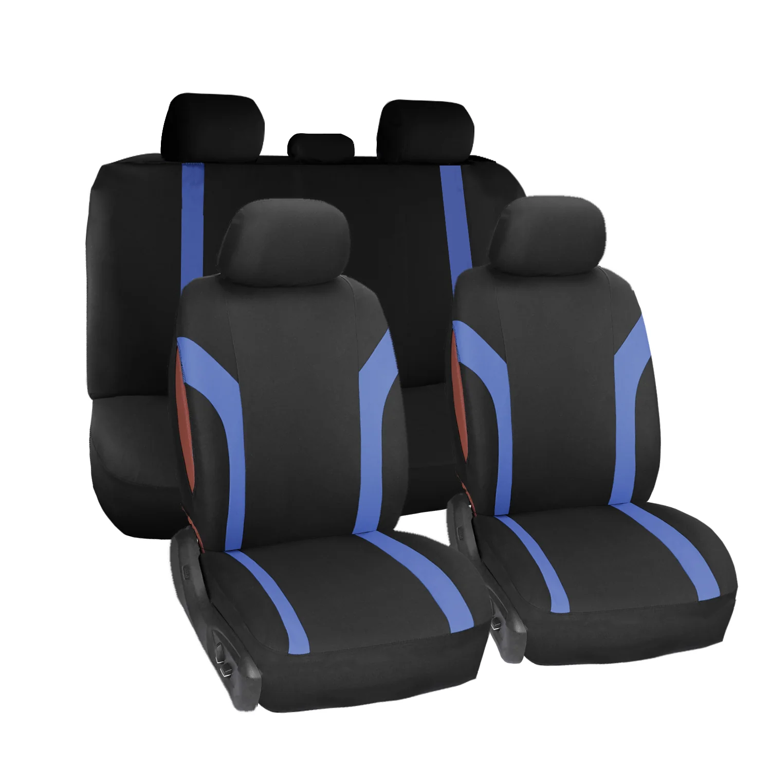 11PCS Universal Car Seat Covers Fit Interior Accessories For Auto Truck Van SUV - Image 7