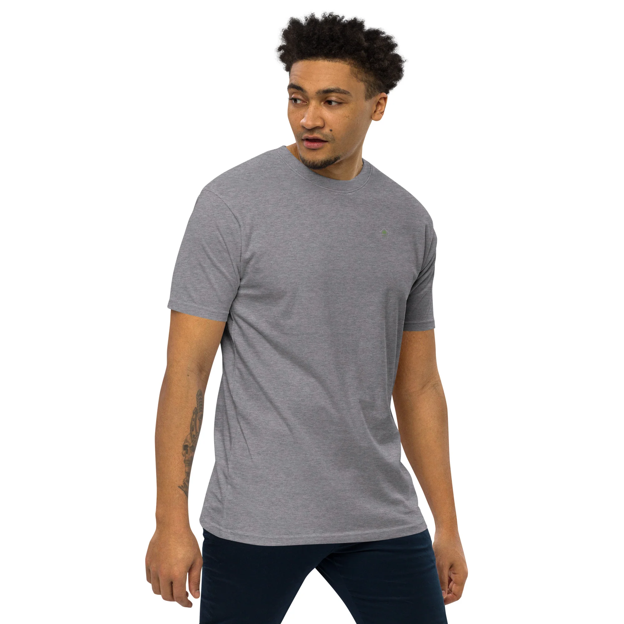 Alpscommerce Men’s premium heavyweight tee T-shirt - Image 15