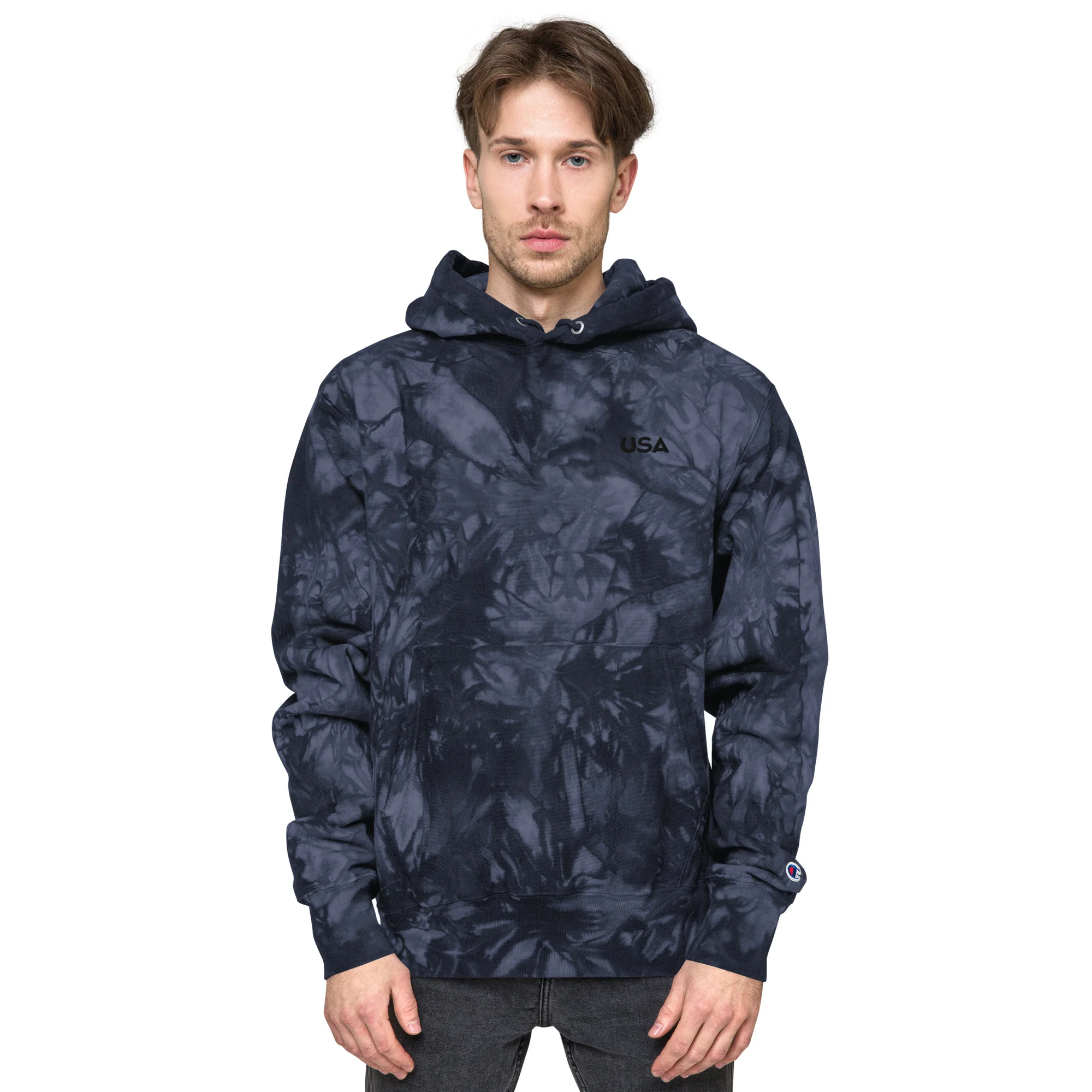 Alpscommerce Unisex Champion tie-dye hoodie - Image 10