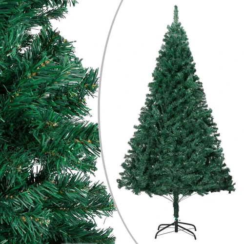 Artificial Christmas Tree with Thick Branches Green 59.1" PVC - Image 9