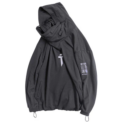 Co., Ltd. Tops Function Tooling Loose Hooded Sweatshirt - Image 3