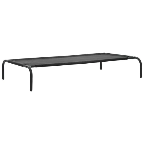 Elevated Dog Bed Black S Textilene - Image 4