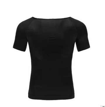 Male Chest Compression T-shirt Fitness Hero Belly Buster Slimming top - Image 6