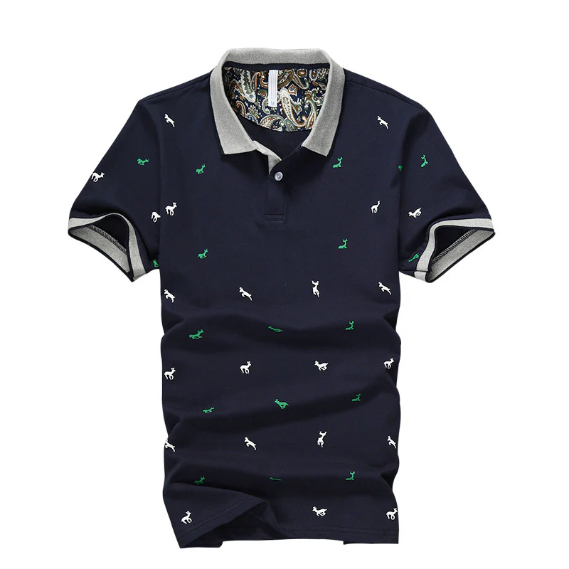Mens Printed Polo Shirts - Image 4