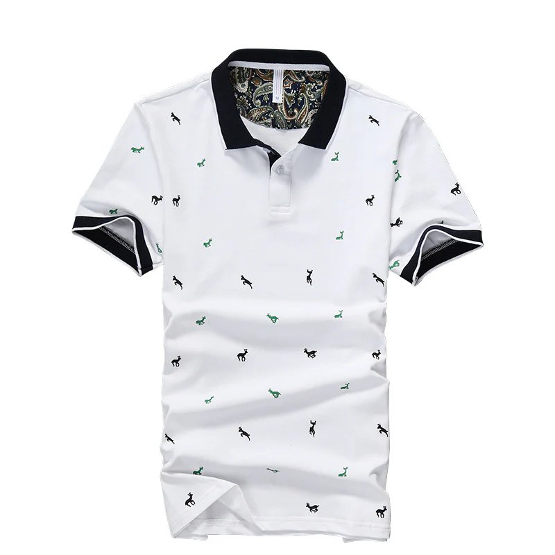 Mens Printed Polo Shirts - Image 5