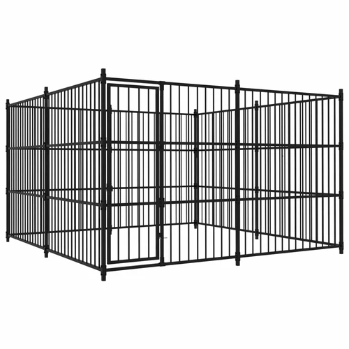 Outdoor Dog Kennel 59.1"x39.4"x59.1" - Image 10