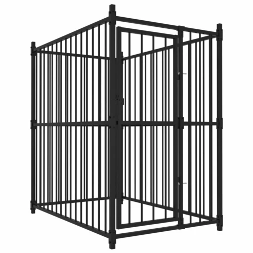 Outdoor Dog Kennel 59.1"x39.4"x59.1" - Image 12