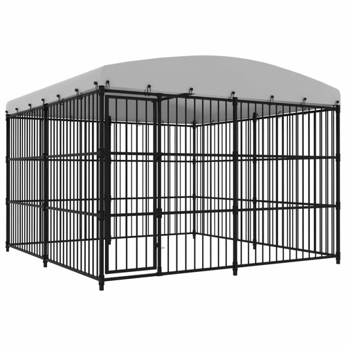 Outdoor Dog Kennel 59.1"x39.4"x59.1" - Image 14