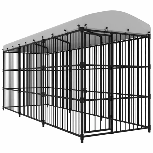 Outdoor Dog Kennel 59.1"x39.4"x59.1" - Image 17