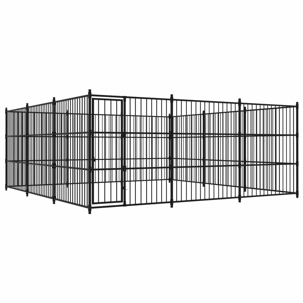 Outdoor Dog Kennel 59.1"x39.4"x59.1" - Image 9
