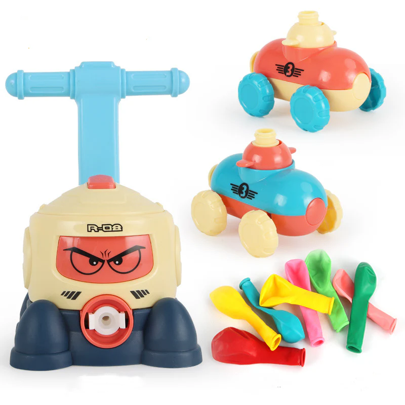 Power Balloon Launch Tower Toy Puzzle Fun Education Inertia Air Power Balloon Car Science Experimen Toy for Children Gift - Image 10