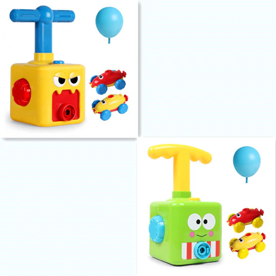 Power Balloon Launch Tower Toy Puzzle Fun Education Inertia Air Power Balloon Car Science Experimen Toy for Children Gift - Image 13