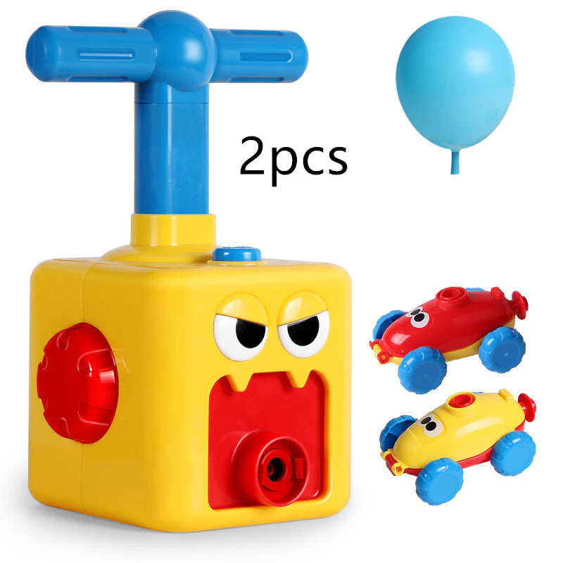 Power Balloon Launch Tower Toy Puzzle Fun Education Inertia Air Power Balloon Car Science Experimen Toy for Children Gift - Image 14