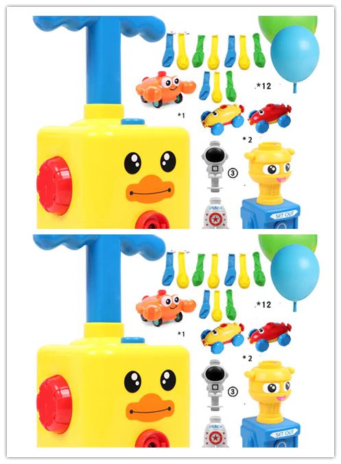 Power Balloon Launch Tower Toy Puzzle Fun Education Inertia Air Power Balloon Car Science Experimen Toy for Children Gift - Image 36