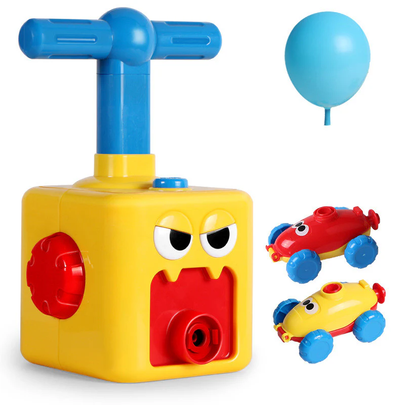 Power Balloon Launch Tower Toy Puzzle Fun Education Inertia Air Power Balloon Car Science Experimen Toy for Children Gift - Image 4